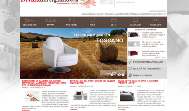 DIVANO ARTIGIANO