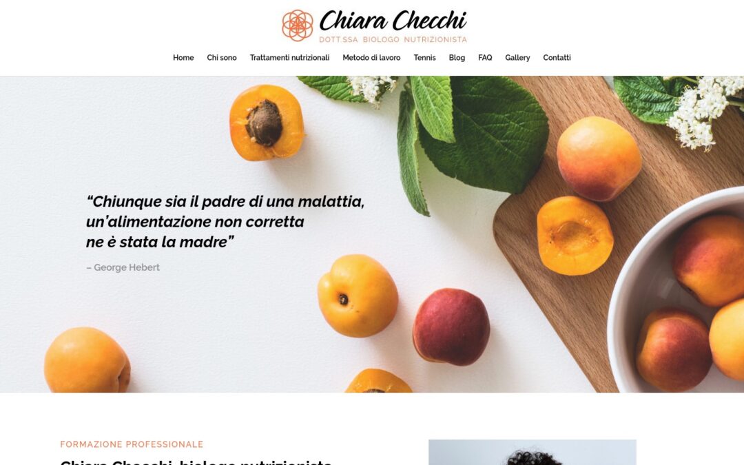 CHIARA CHECCHI BIONUTRIZIONISTA